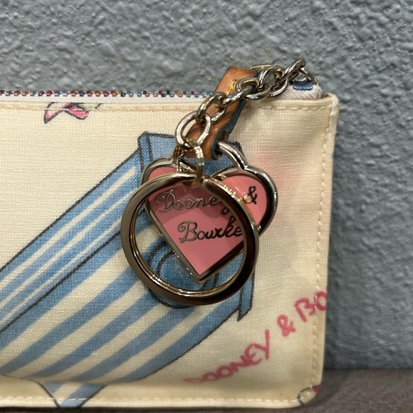 Authentic Dooney & Bourke Wristlet & Key Chain Wallet - Picture 4 of 7